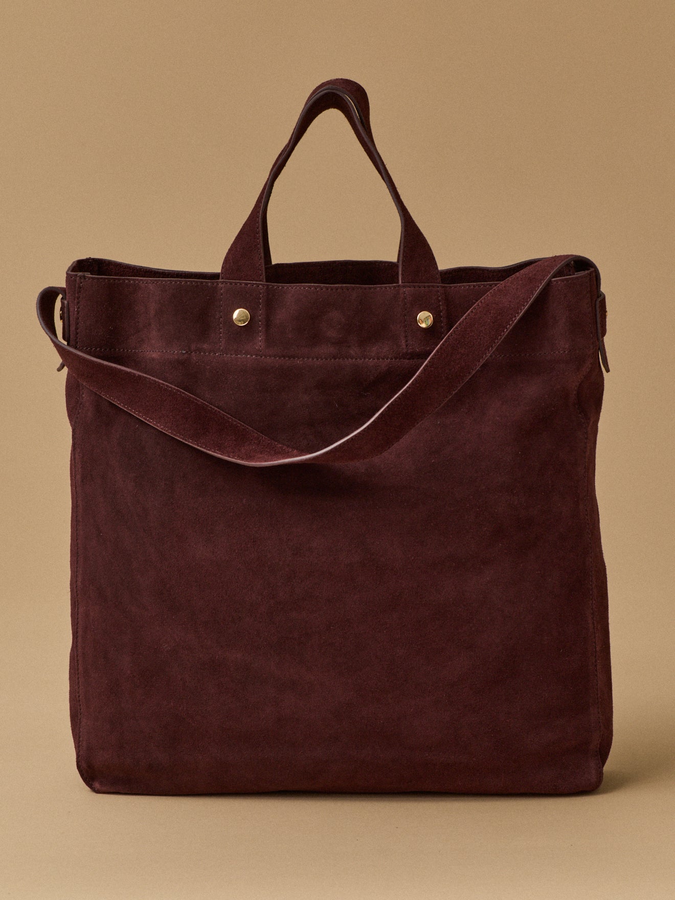 Women's leather tote bag - Cyrillus Small Leather Goods Collection