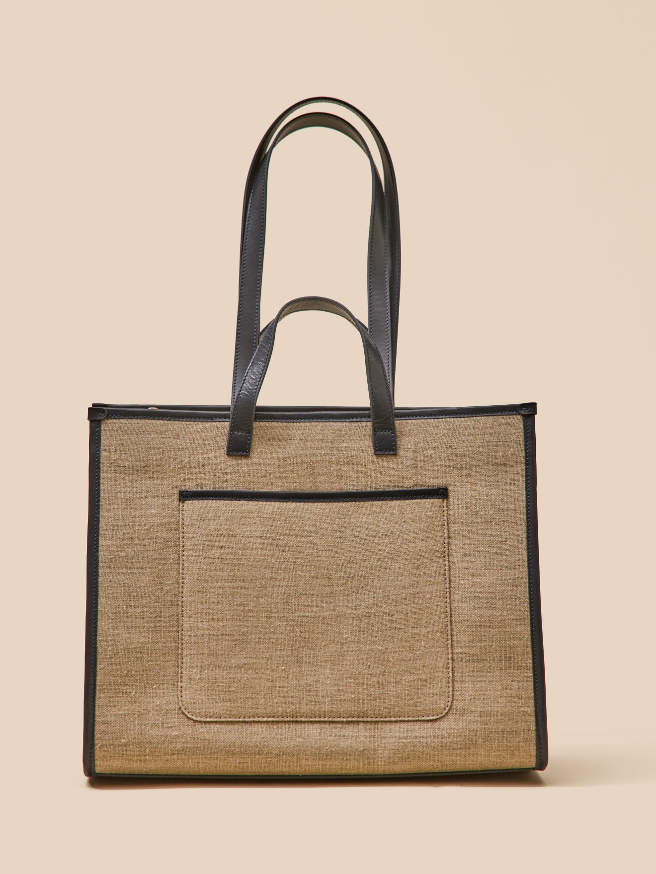 Sac cabas femme bi-matière - Collection Maroquinerie Cyrillus