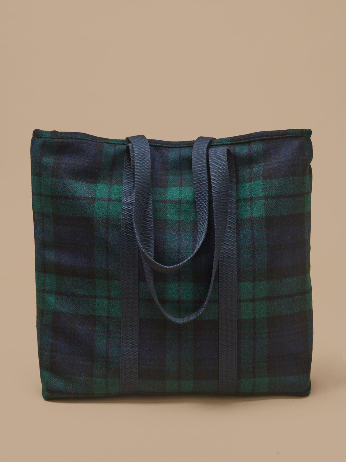 Women's tartan plaid tote bag