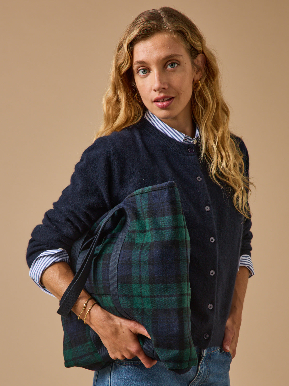 Tote Bag tartan femme