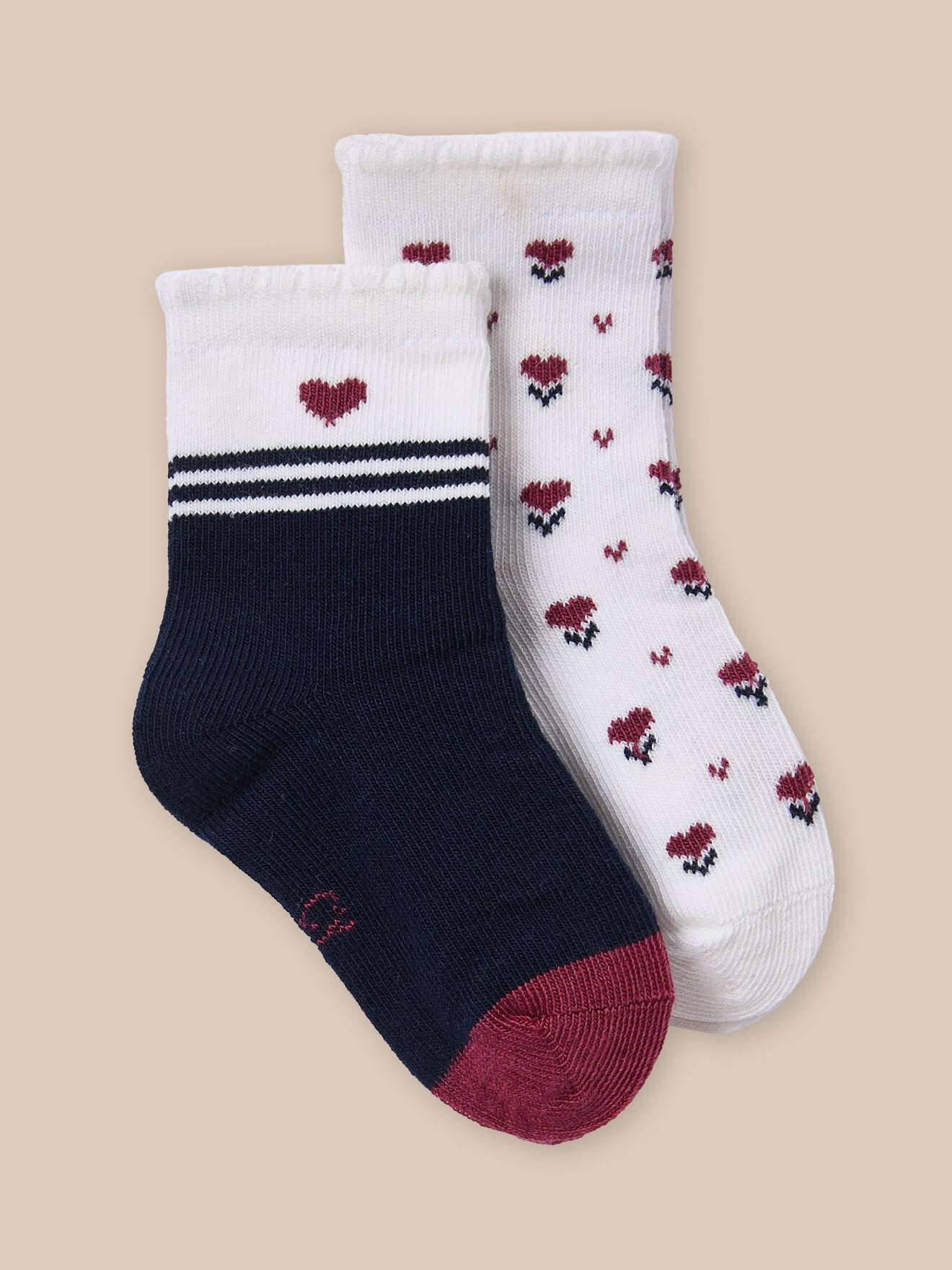 Lot de 2 paires de chaussettes Bébé