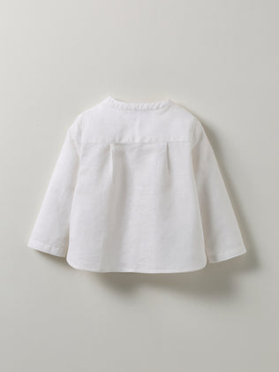 Baby's cotton and linen shirt
