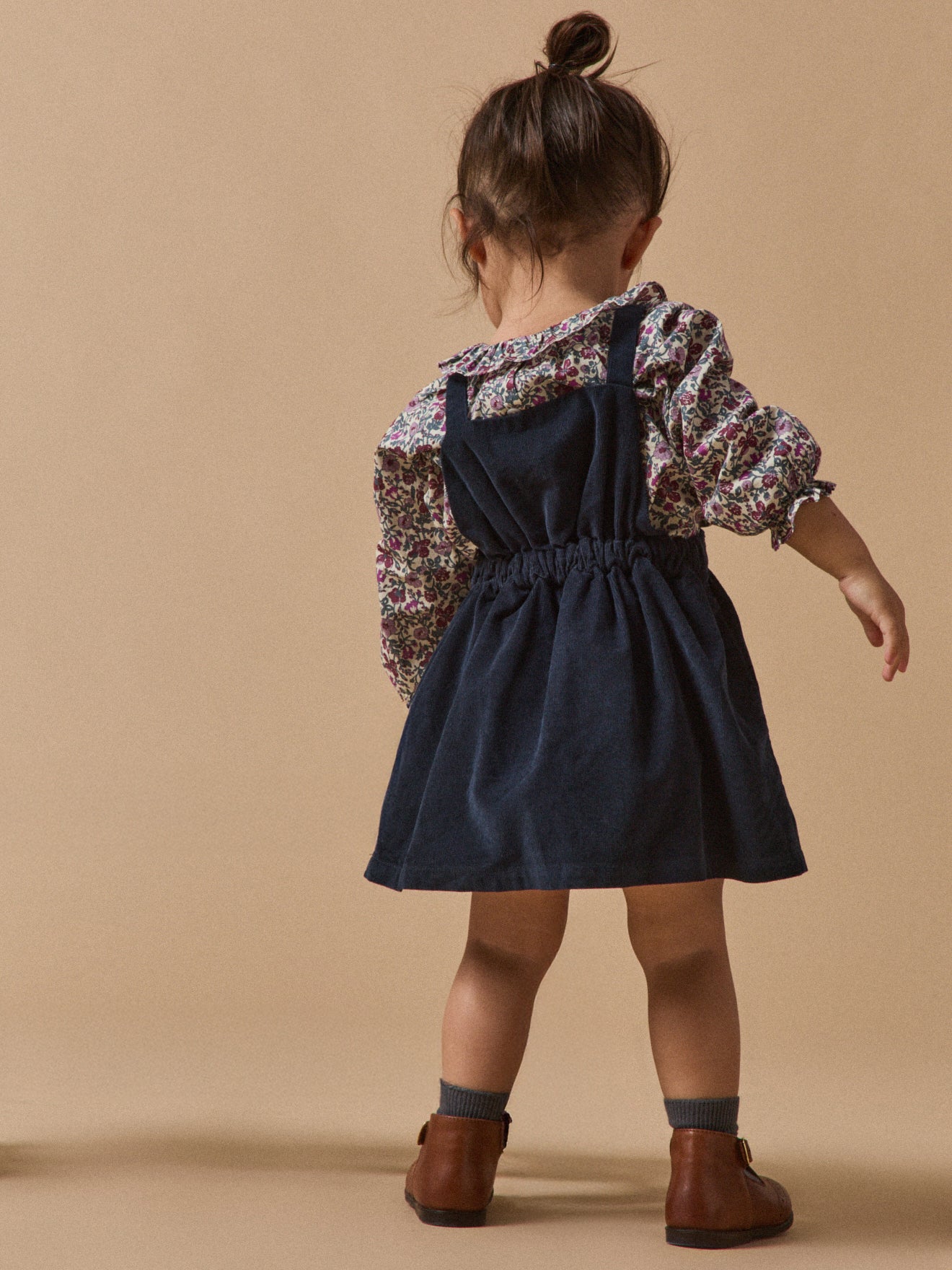 Baby's Babingdon motif blouse made with Liberty fabric