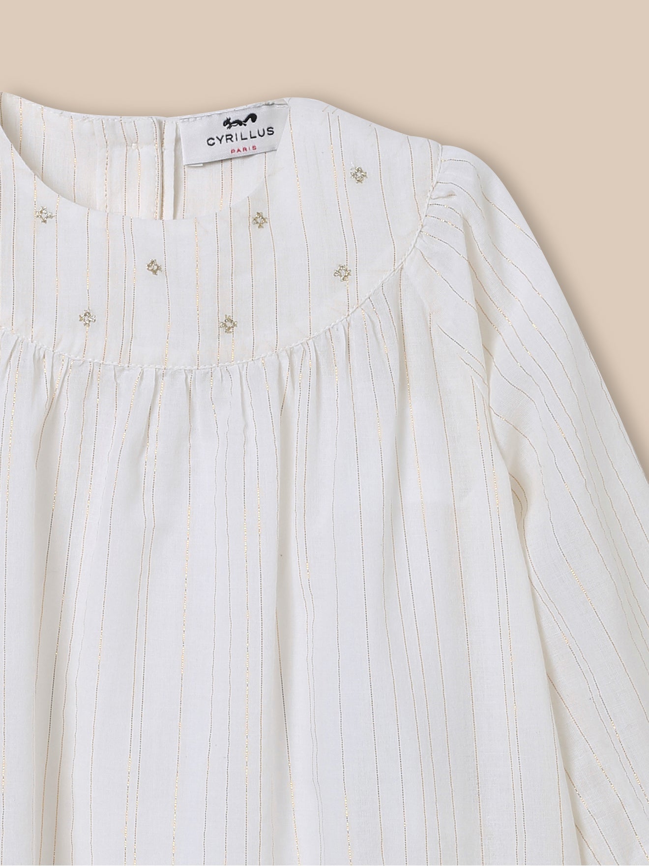 Baby's festive blouse