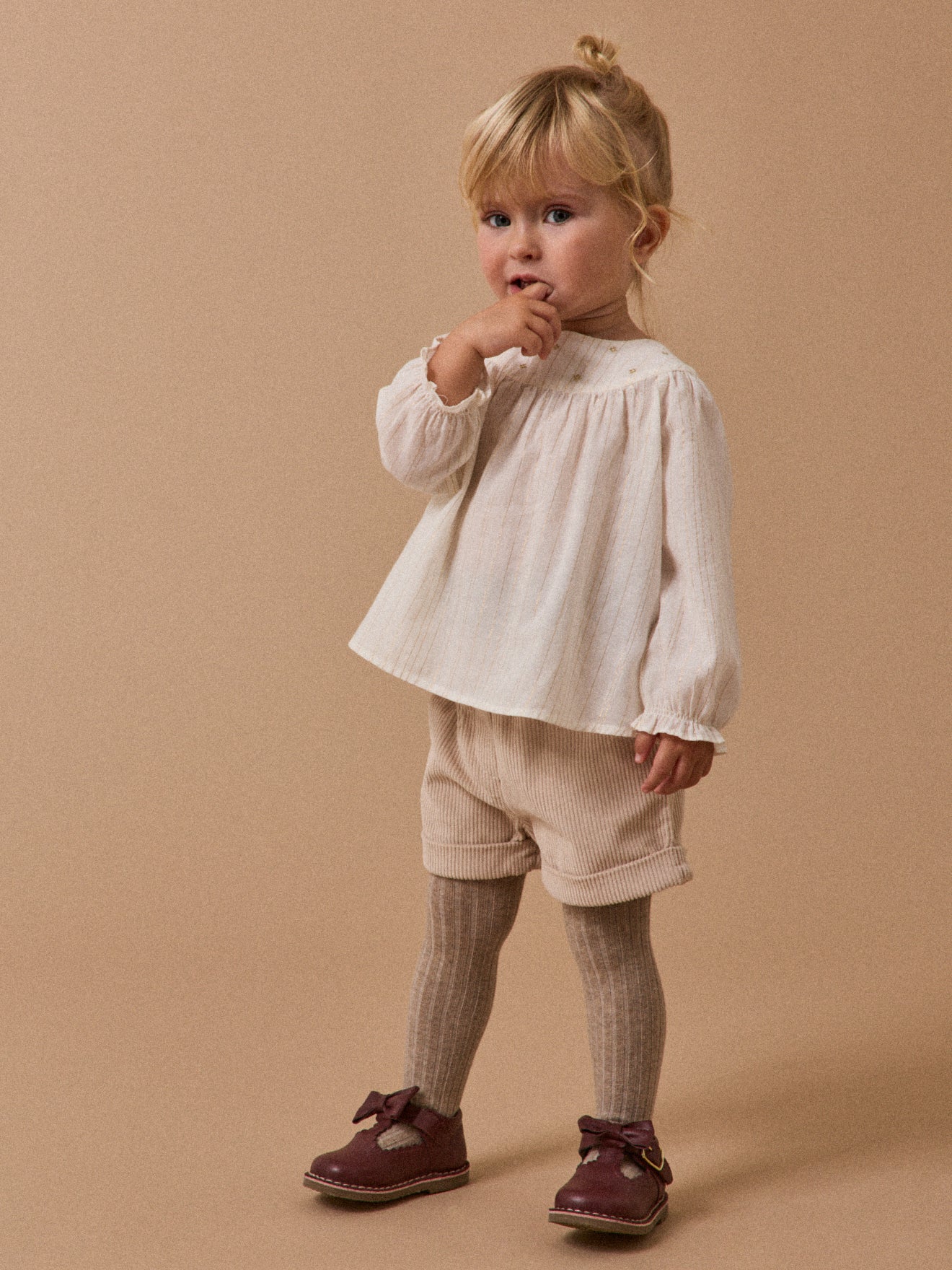 Baby's festive blouse