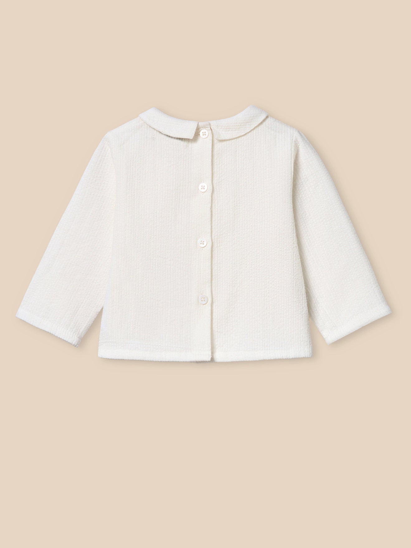 Baby mini-seersucker blouse