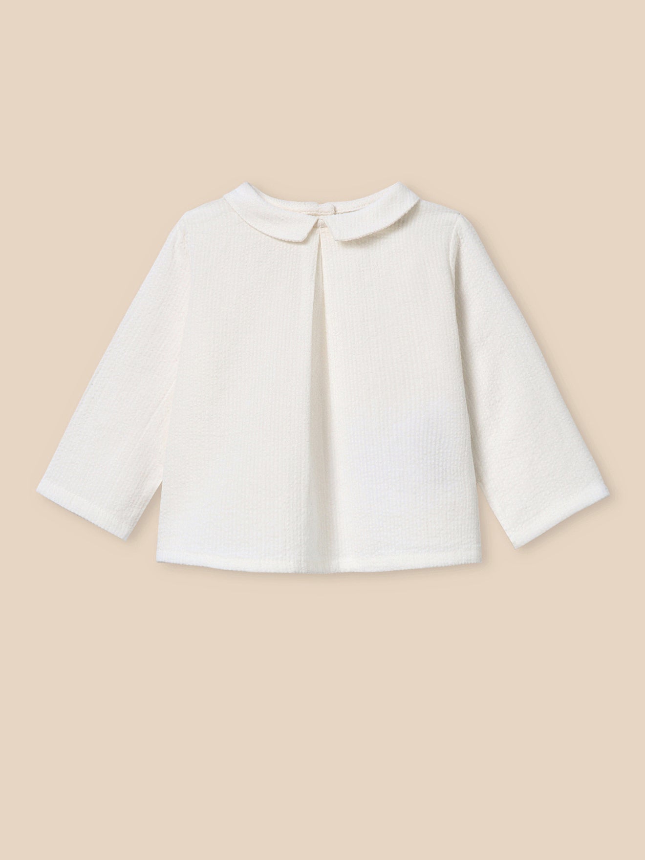 Guimpe en mini-seersucker bébé