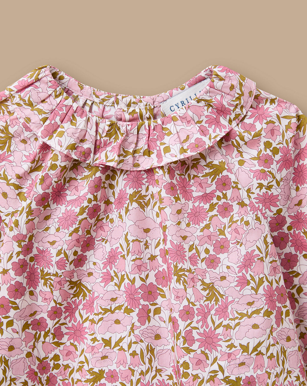 Baby blouse in Liberty fabric