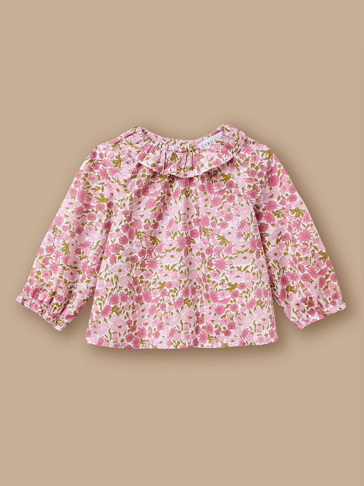 Baby blouse in Liberty fabric