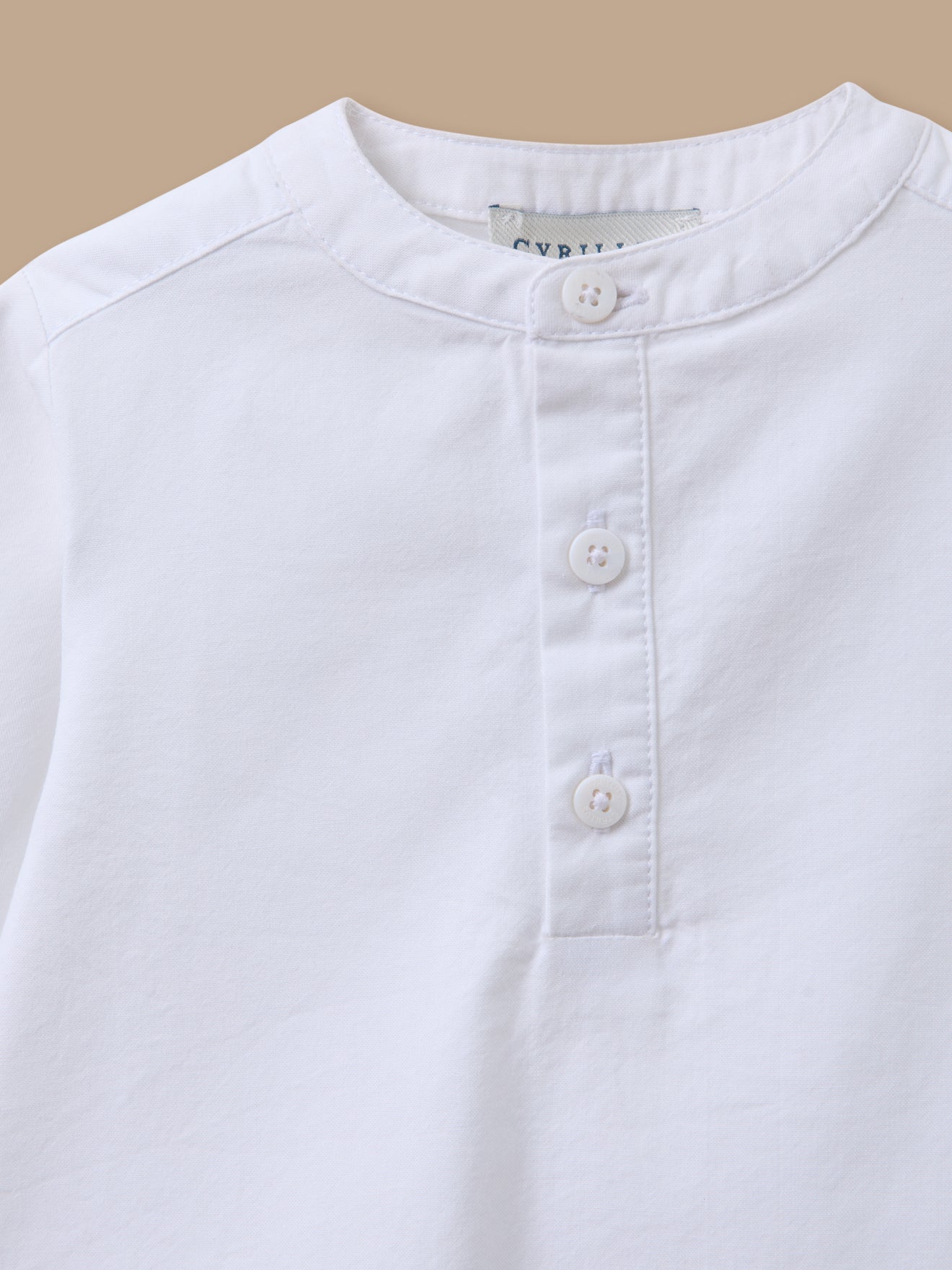 Ceremonial Oxford Baby Smock