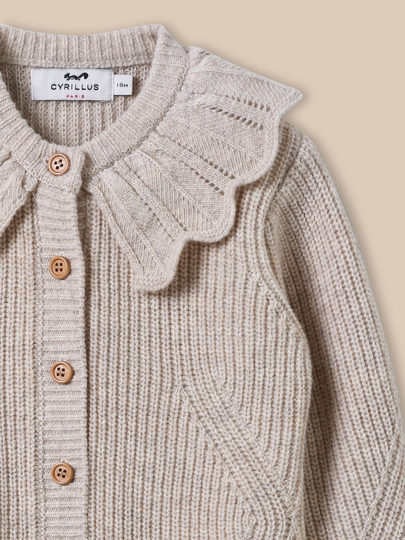 Baby's wool cardigan