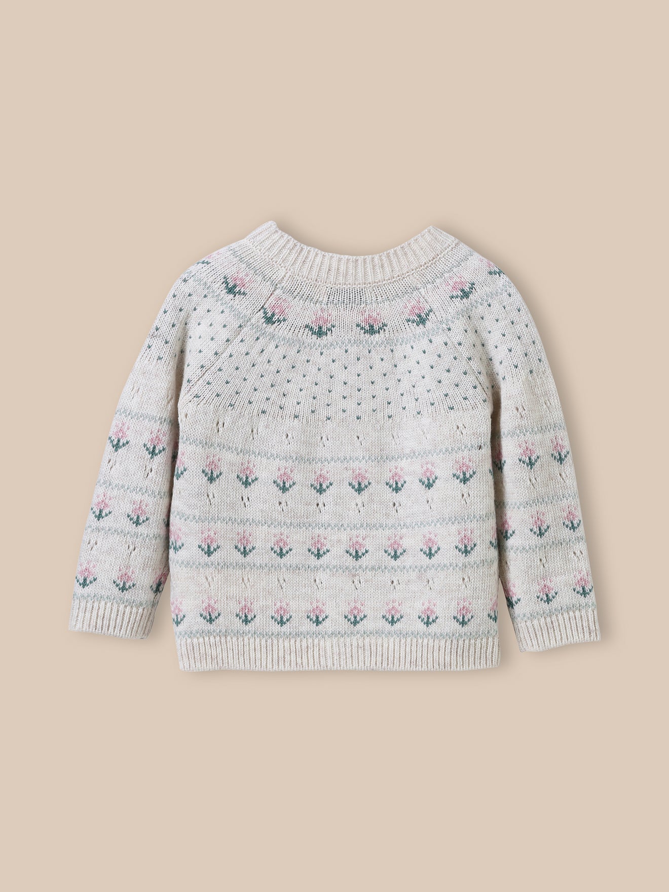 Baby's jacquard cardigan