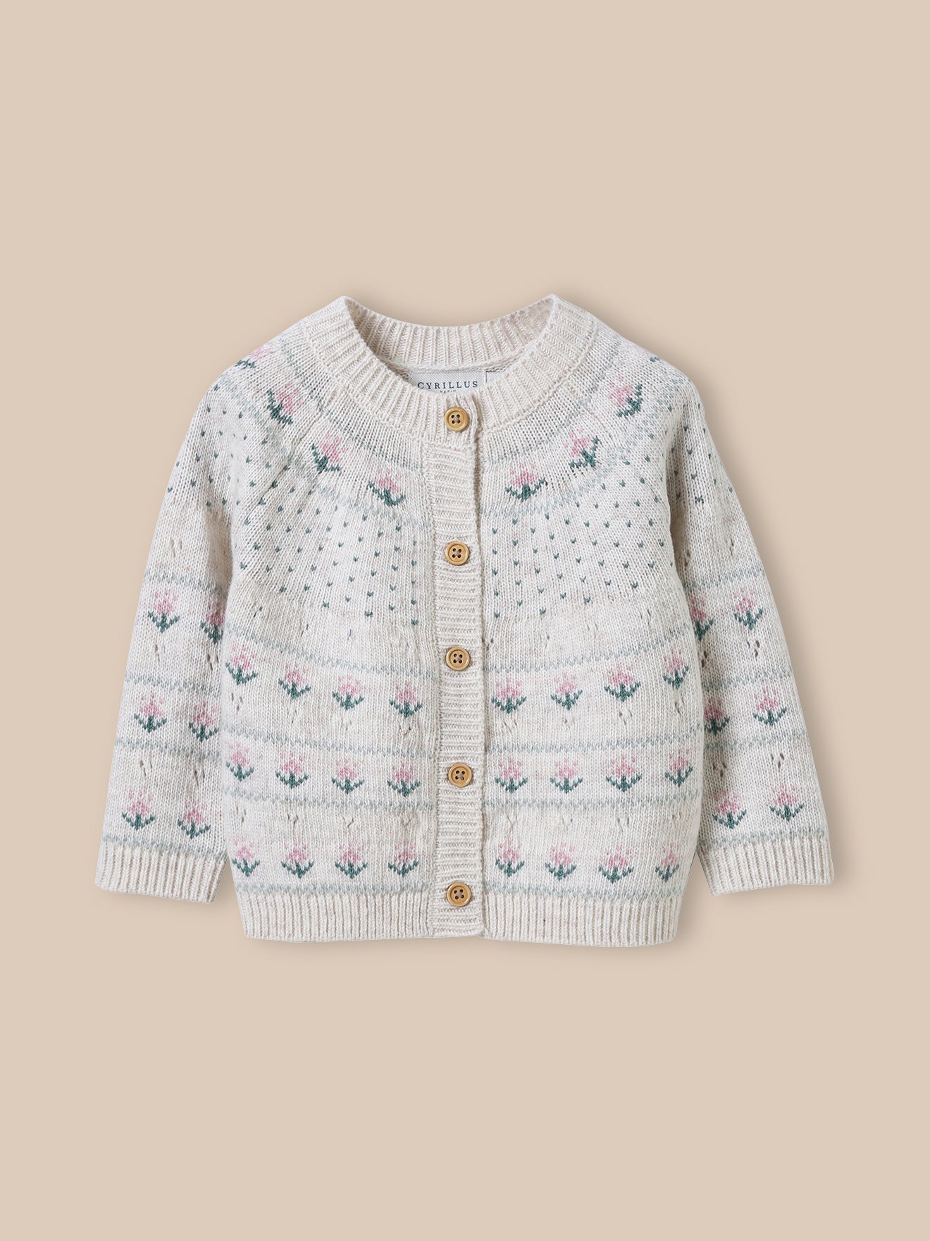 Gilet jacquard bébé