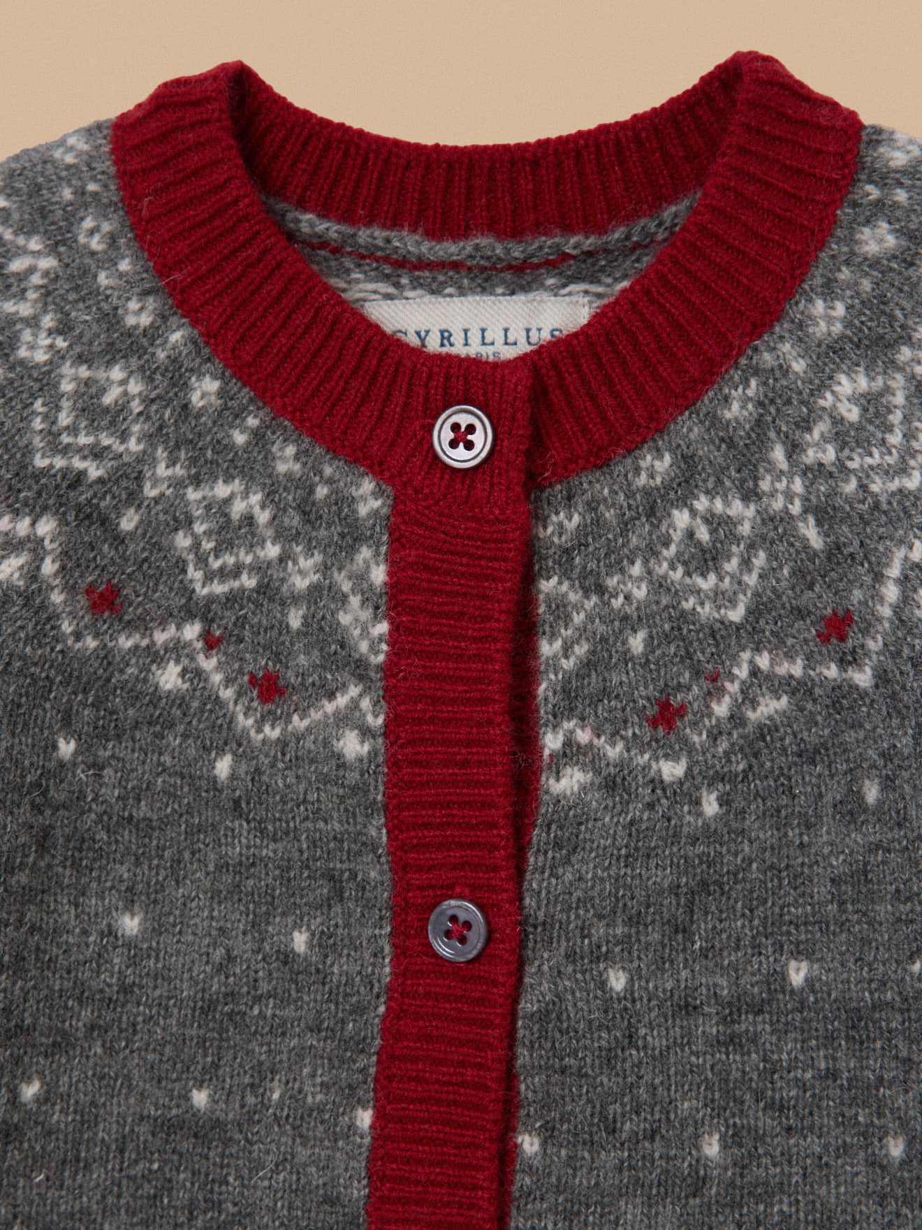 Baby's jacquard cardigan