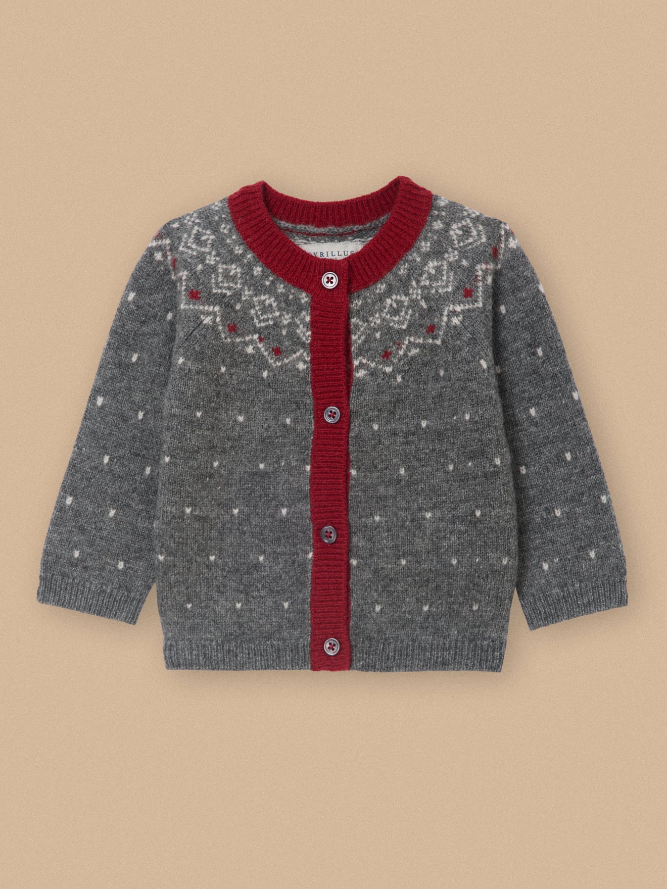 Baby's jacquard cardigan