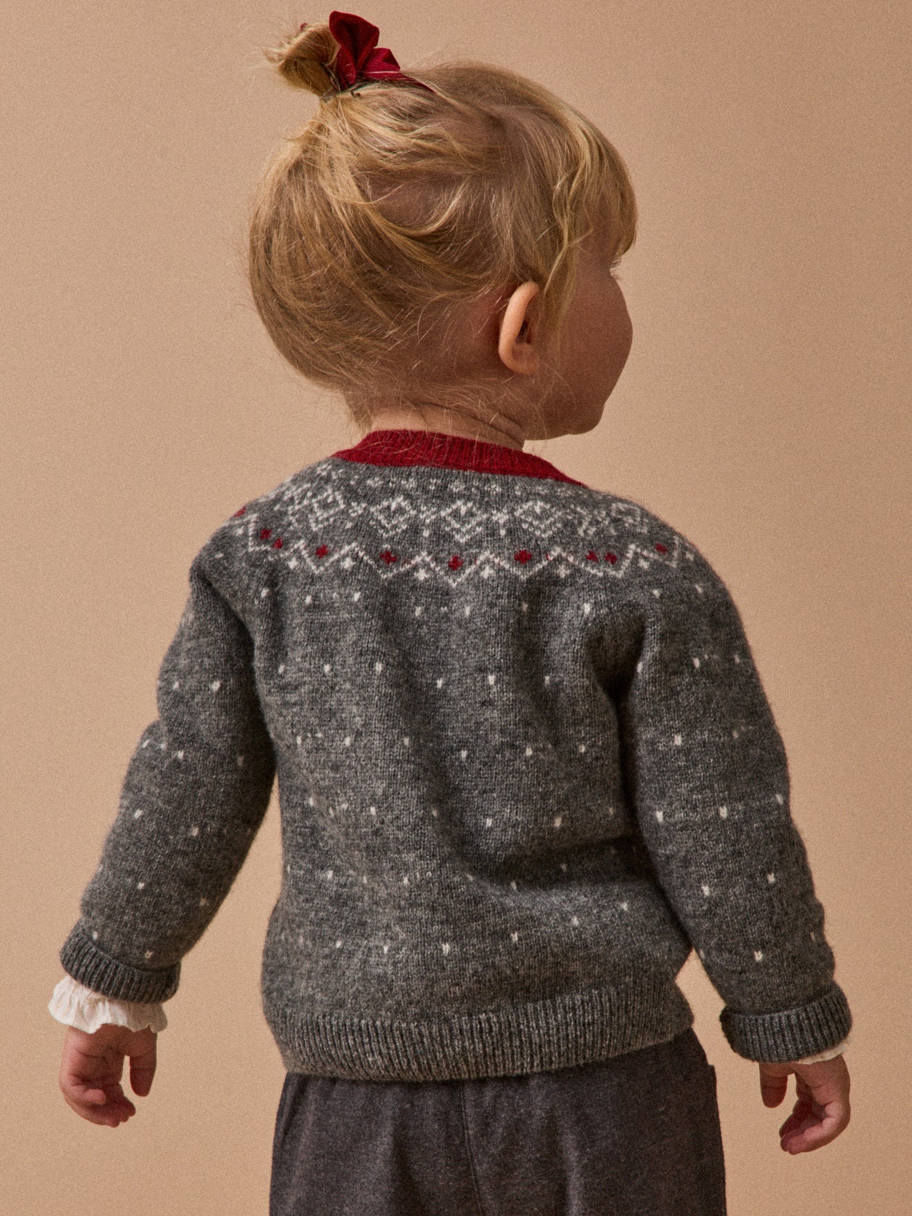 Baby's jacquard cardigan