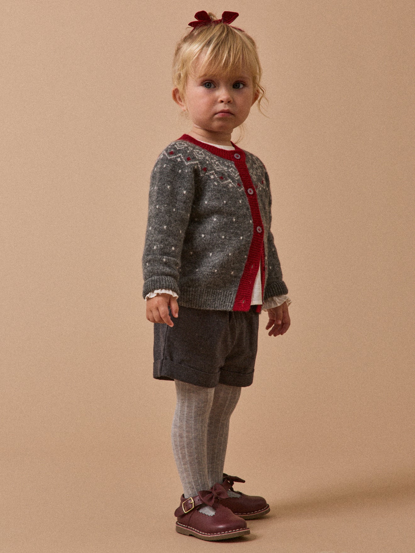 Baby's jacquard cardigan