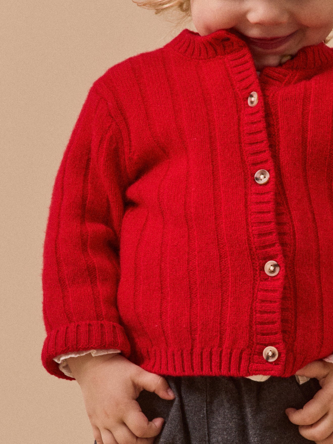 Baby's pure merino wool cardigan