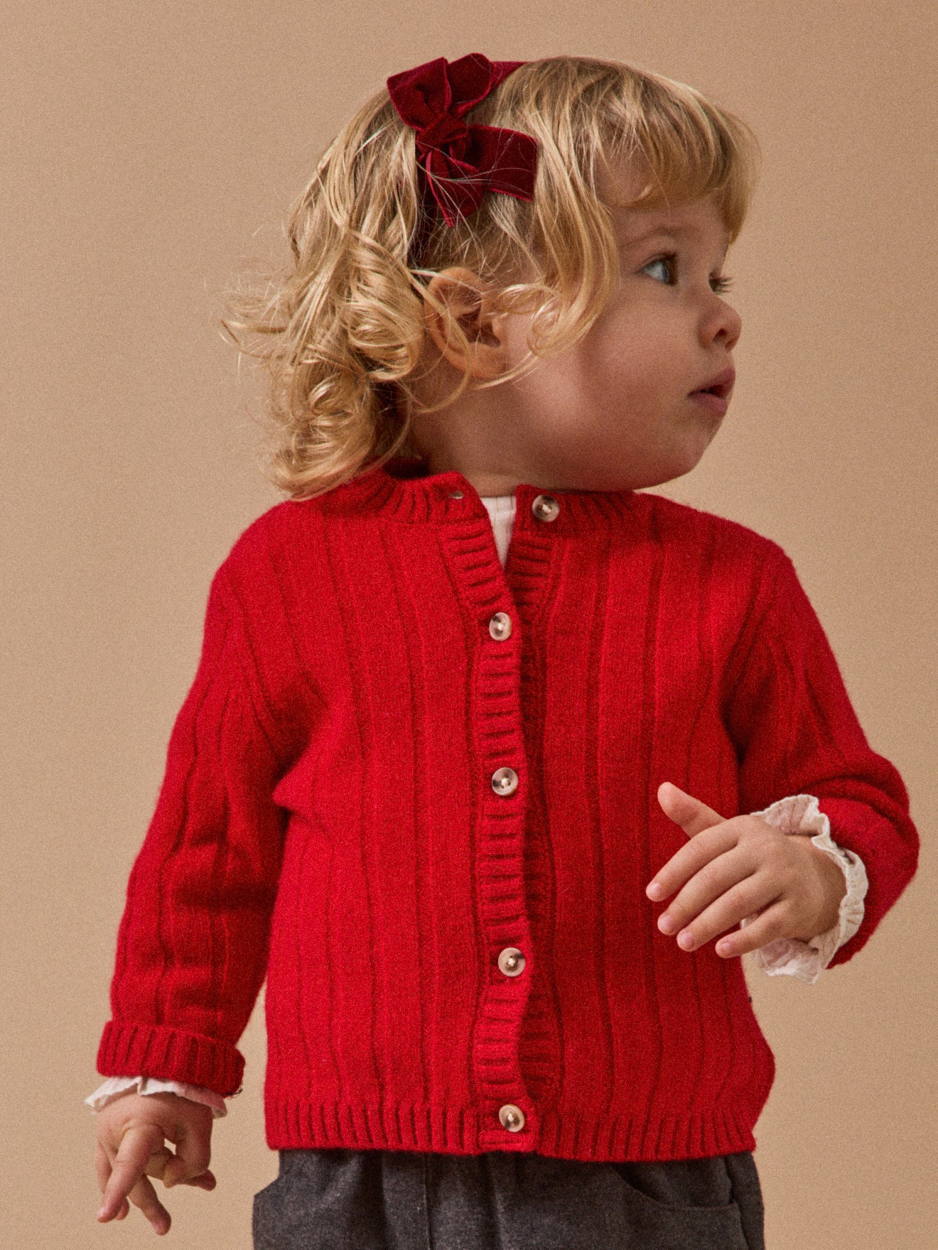 Baby's pure merino wool cardigan