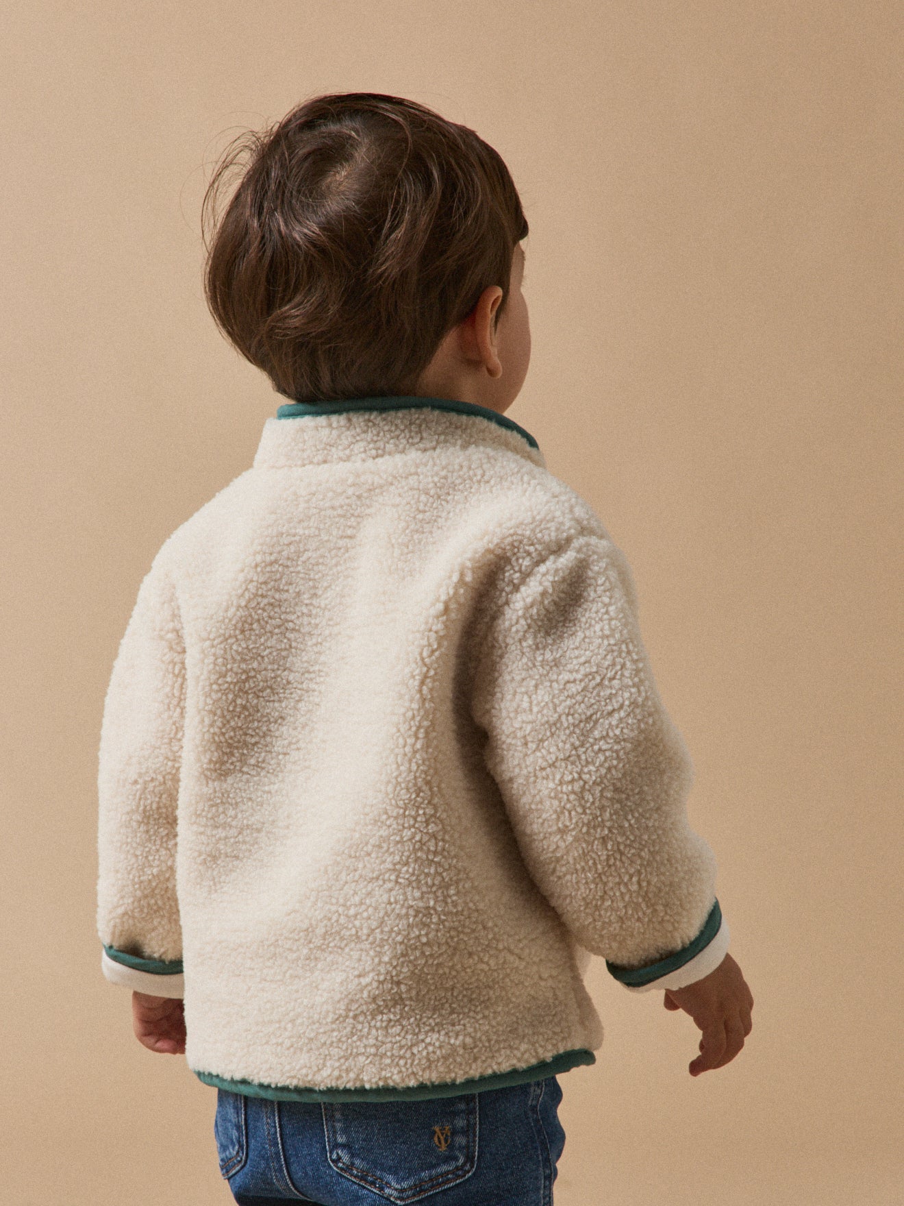 Baby's sherpa cardigan
