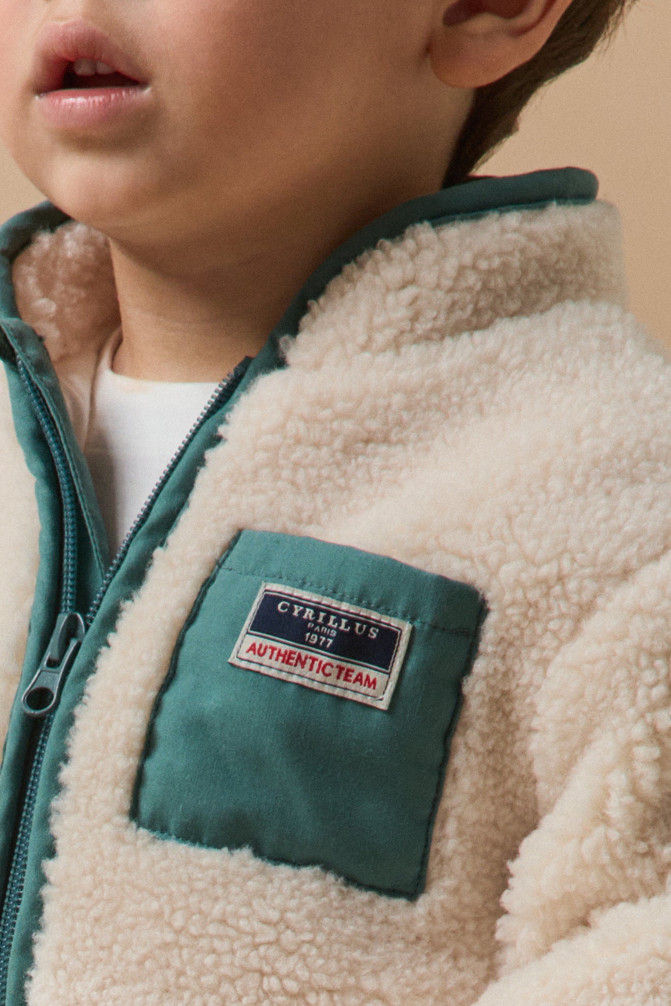 Baby's sherpa cardigan