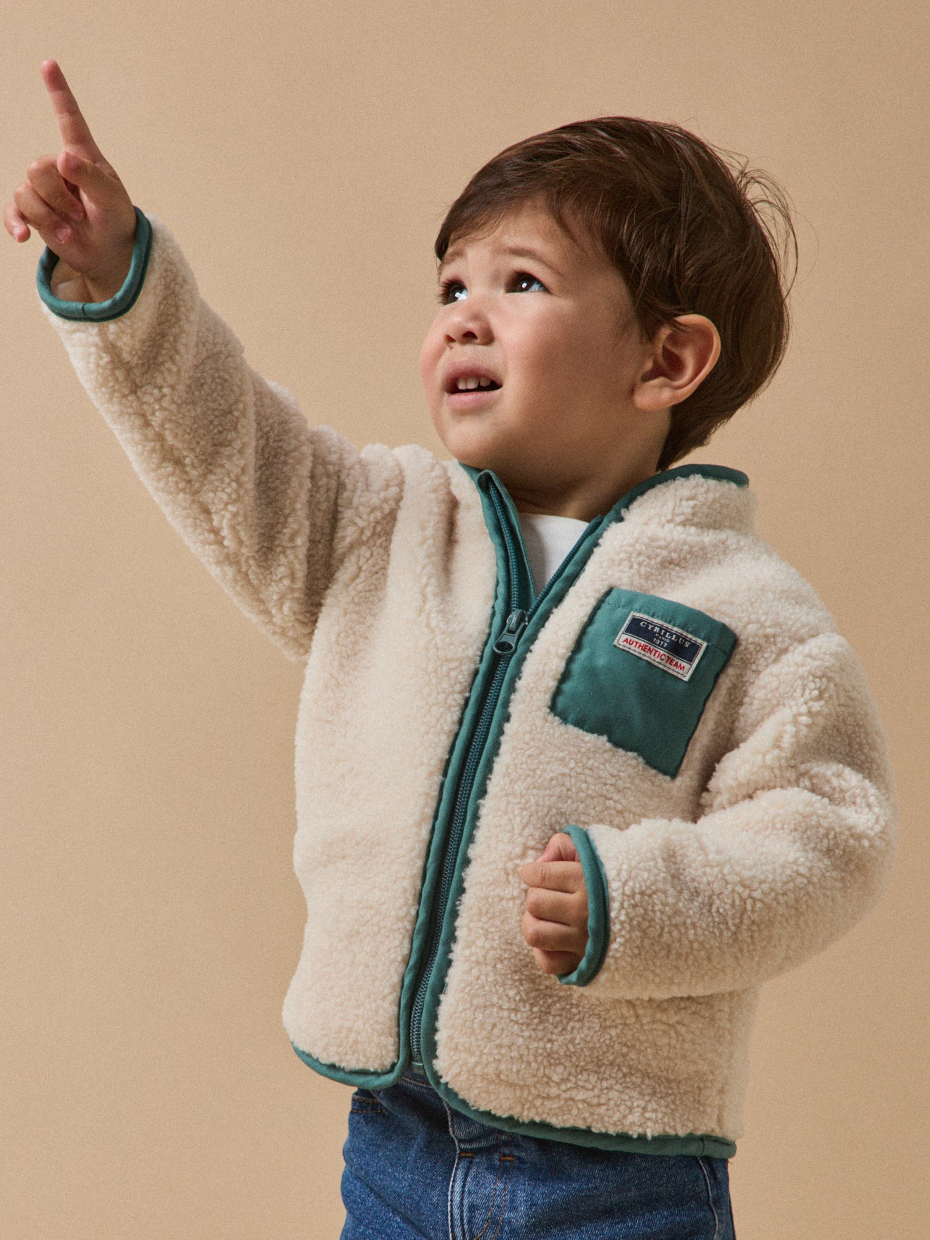 Baby's sherpa cardigan