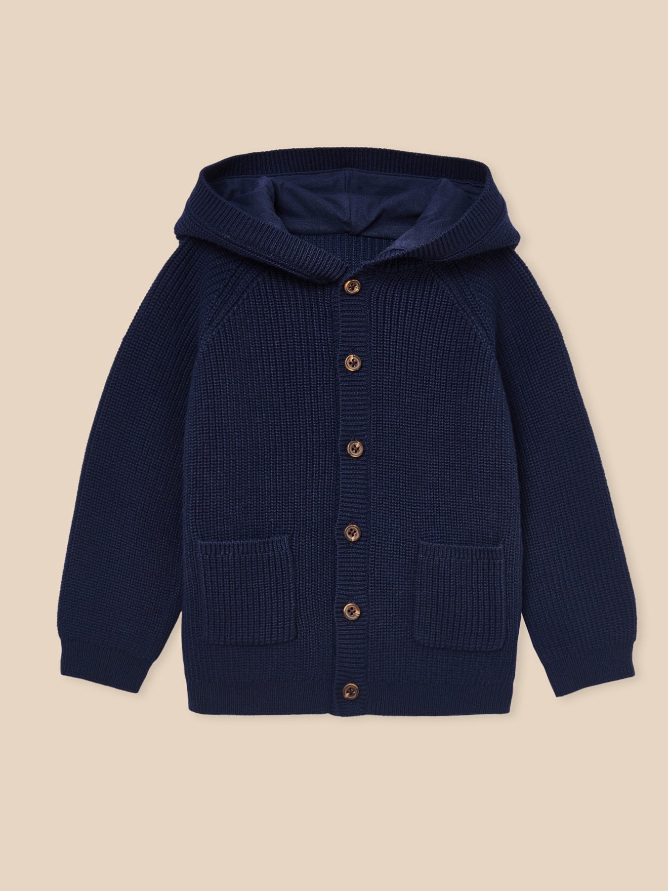 Gilet en coton biologique et laine Bébé