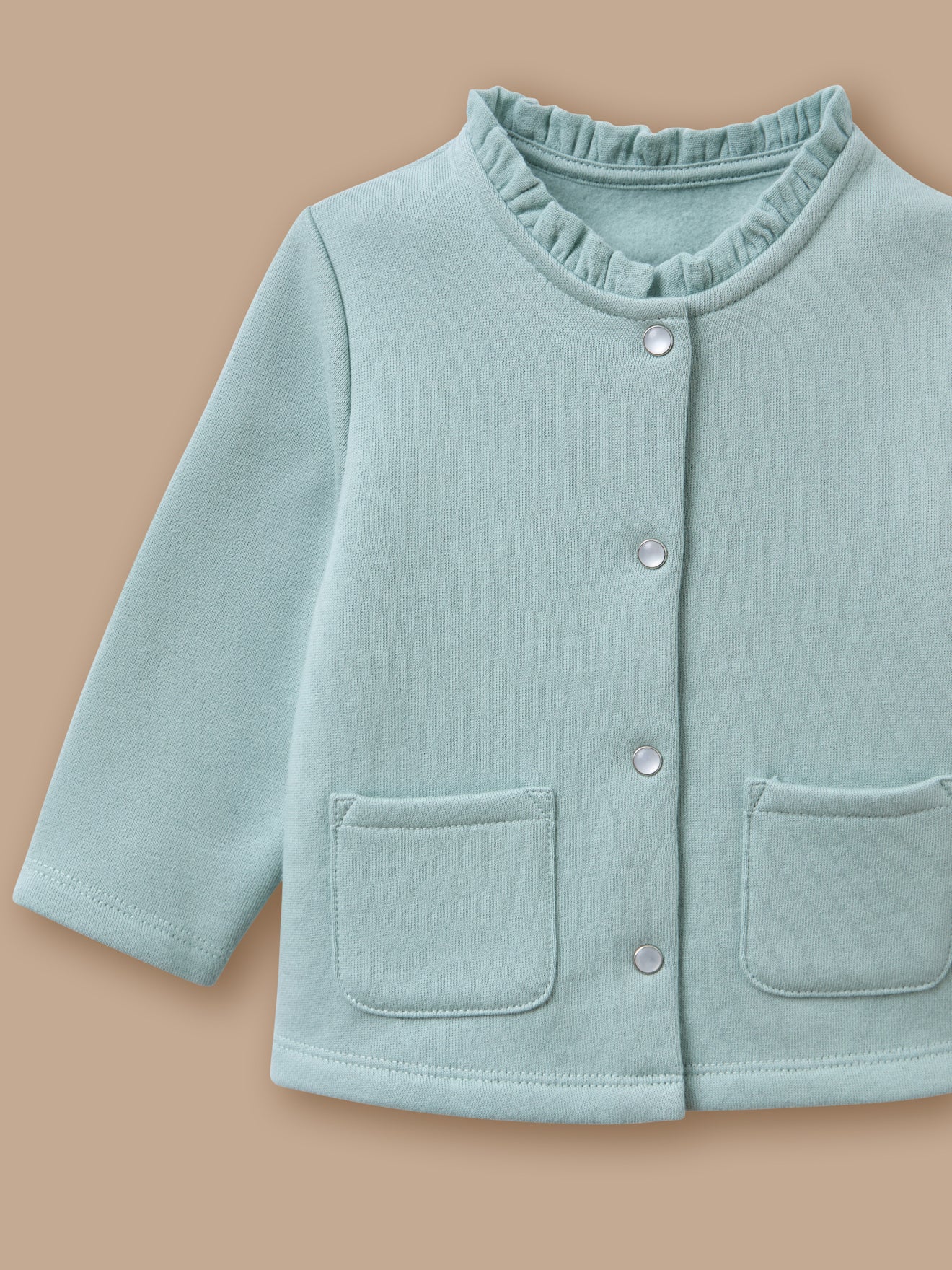 Cardigan en molleton bébé