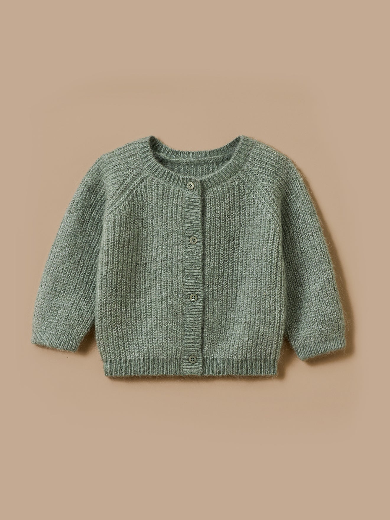 Cardigan laine et mohair Bébé