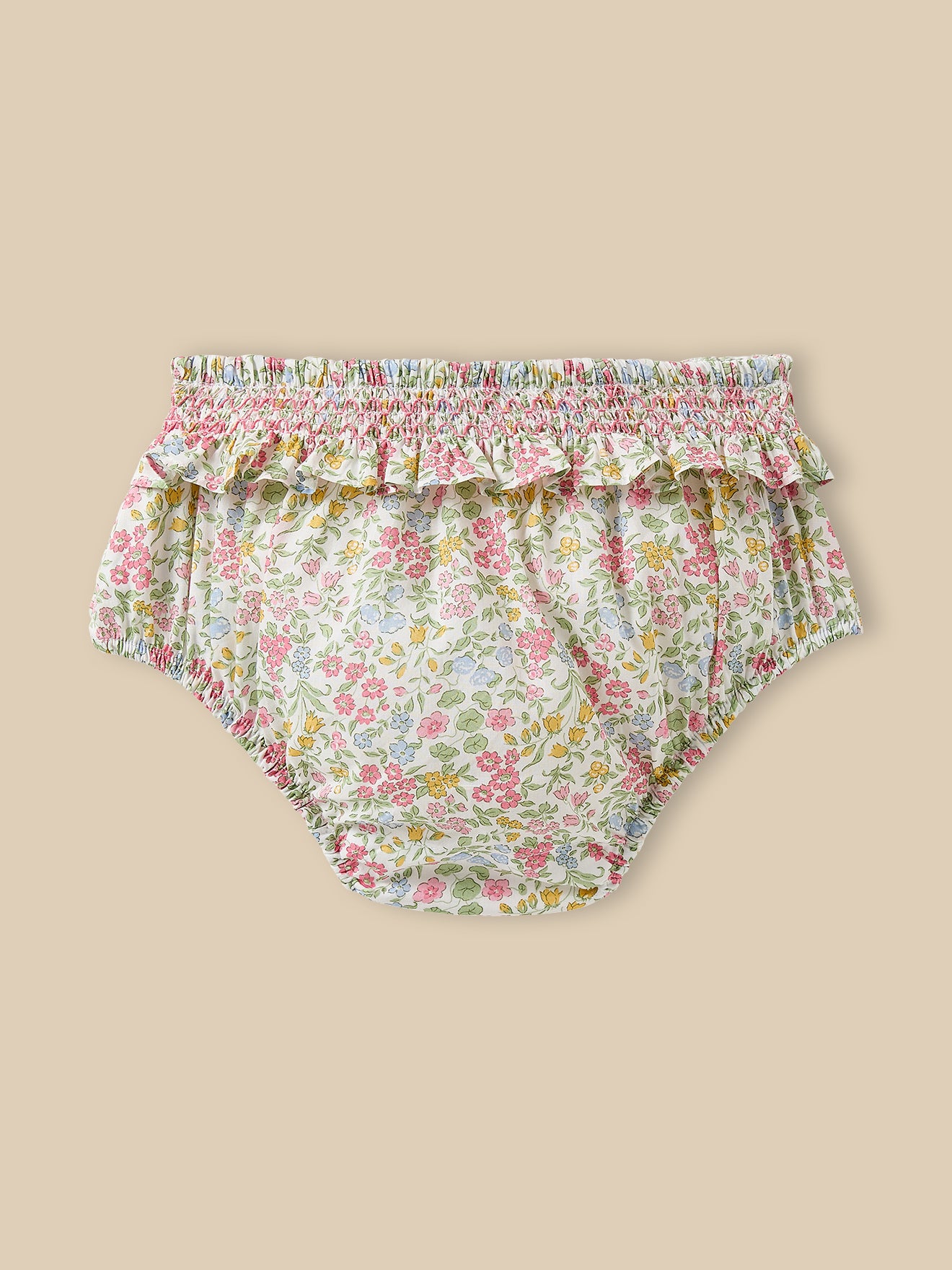 Baby's beach bloomers made with Liberty fabric