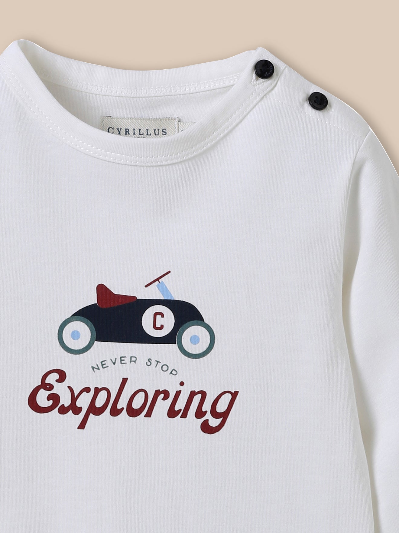 Baby's print organic cotton T-shirt