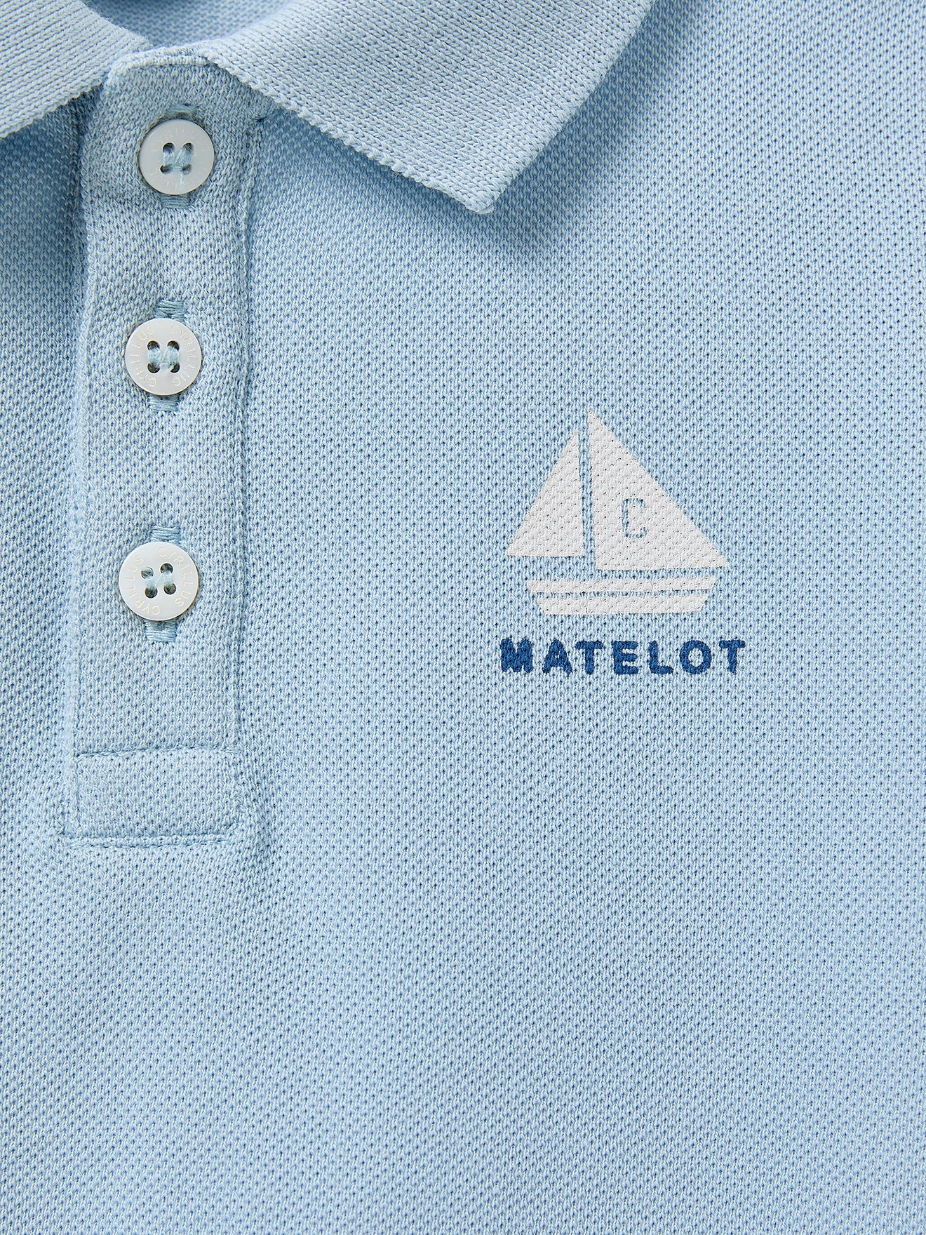 Baby pique polo shirt - Organic cotton