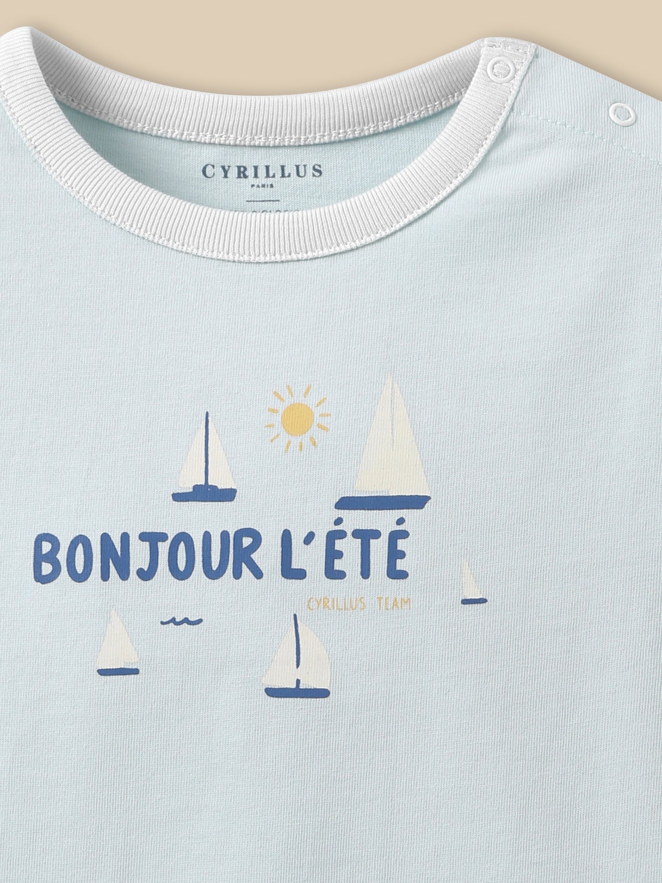 Baby boats T-shirt - Organic cotton