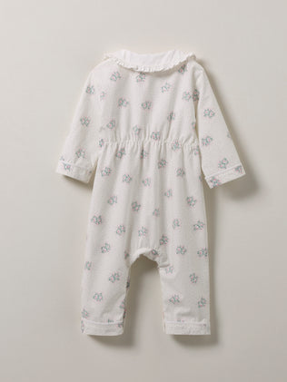Baby's floral sleepsuit
