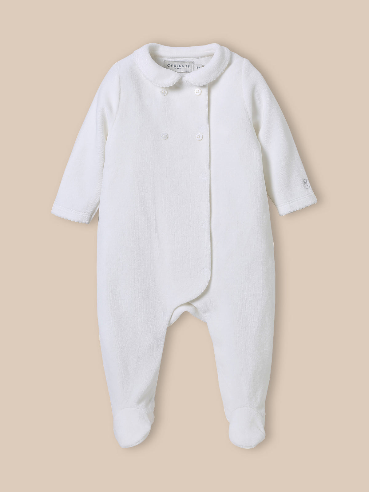 VERTBAUDET Dors-Bien Velours à Collerette Fleurs Naissance Bébé - Doux Et Pratique