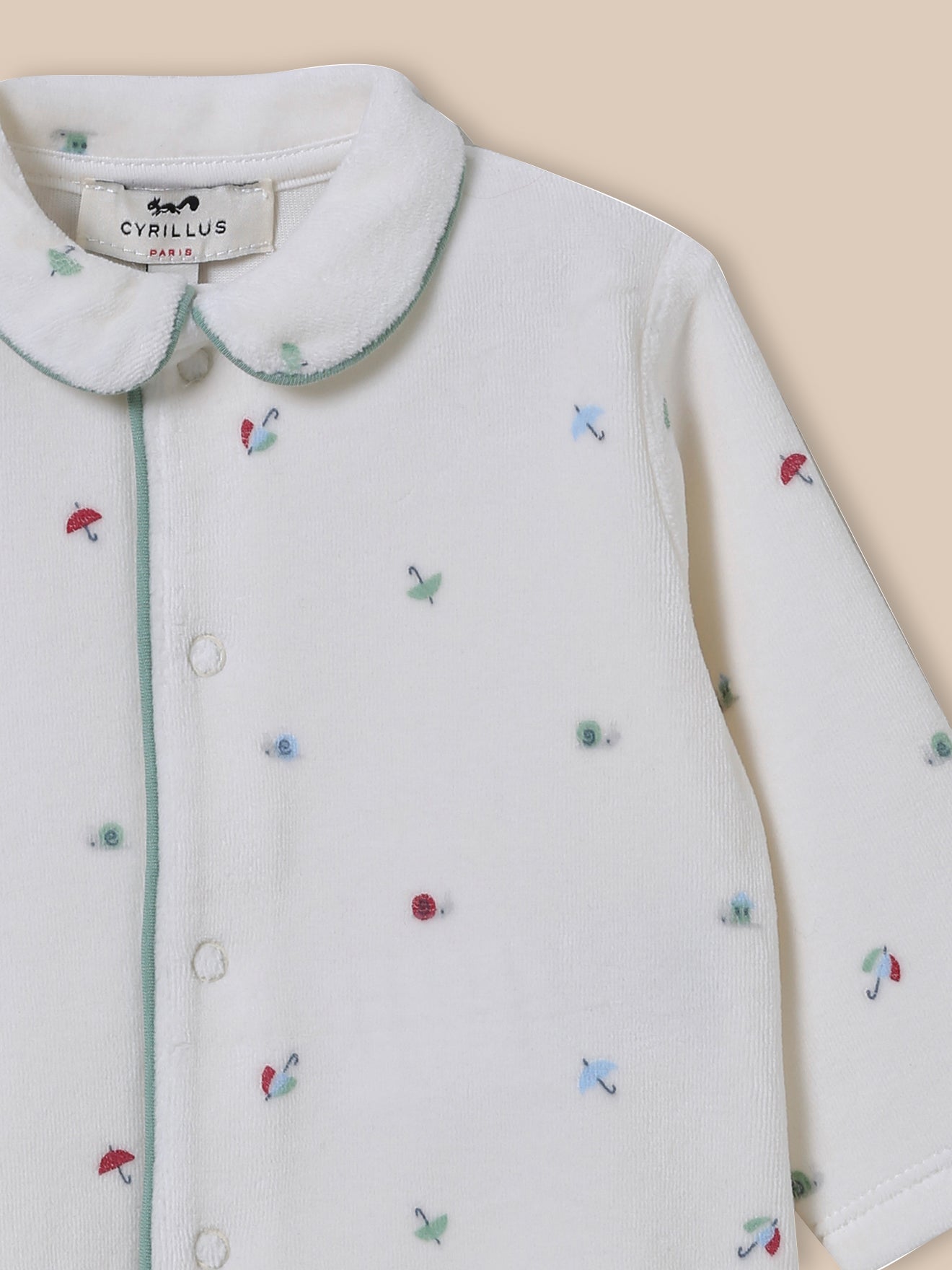 Pyjama en velours bébé