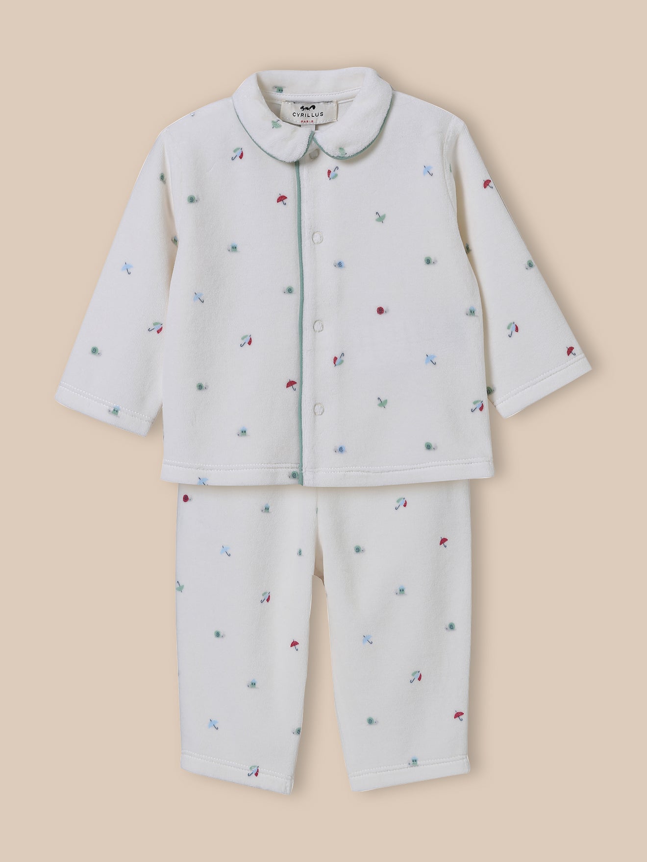 Pyjama en velours bébé