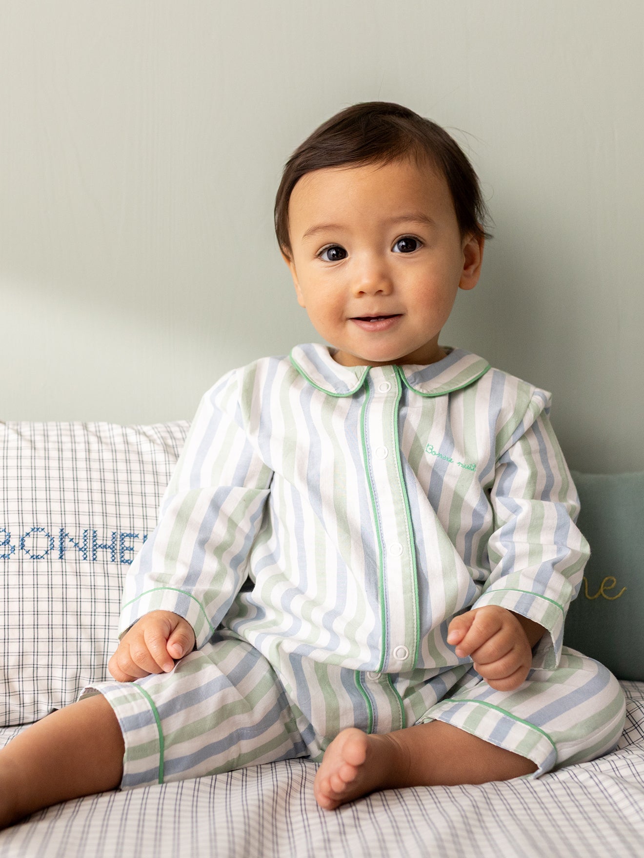 Pyjama rayé Bébé - Coton Biologique