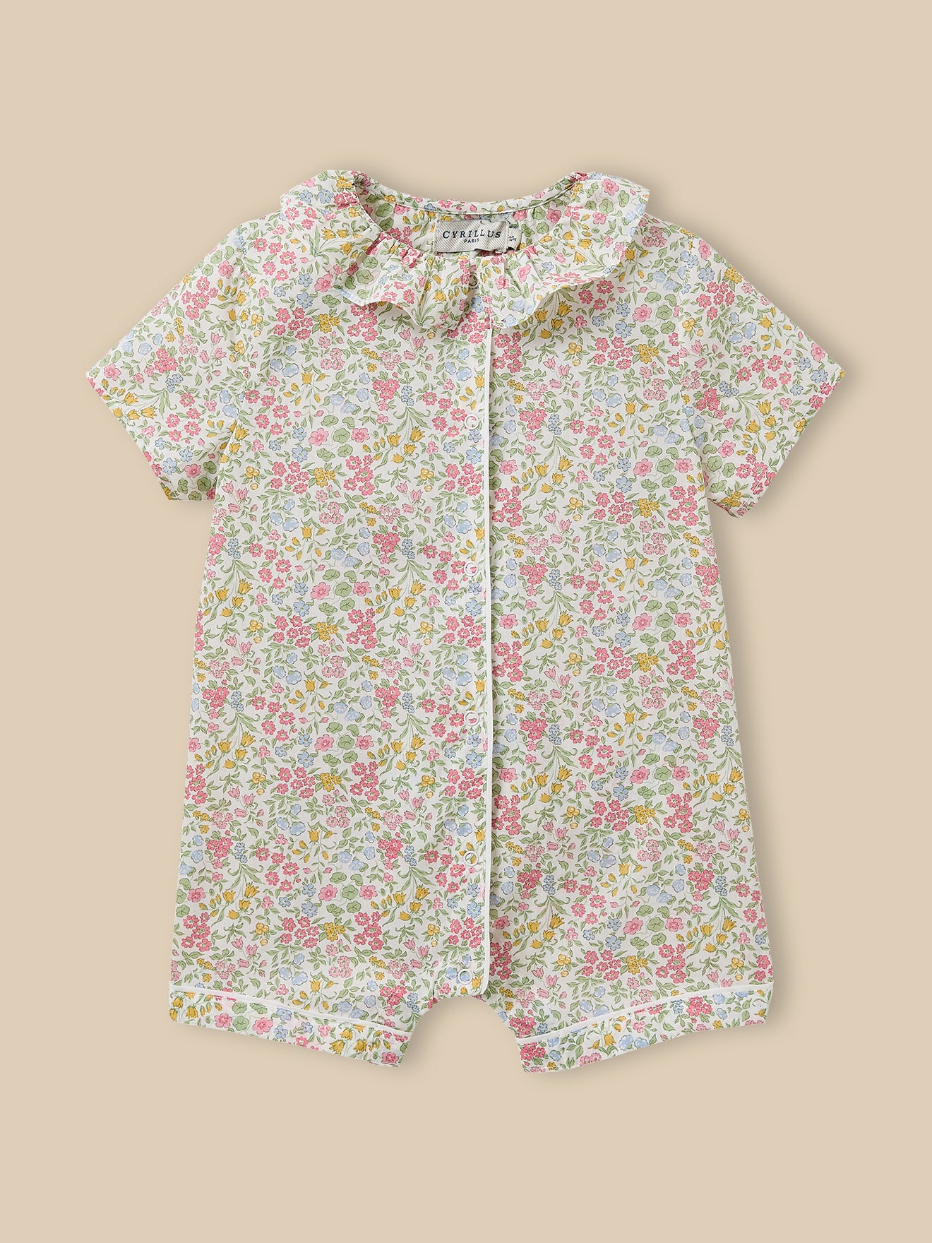 Liberty fabric baby pyjamas
