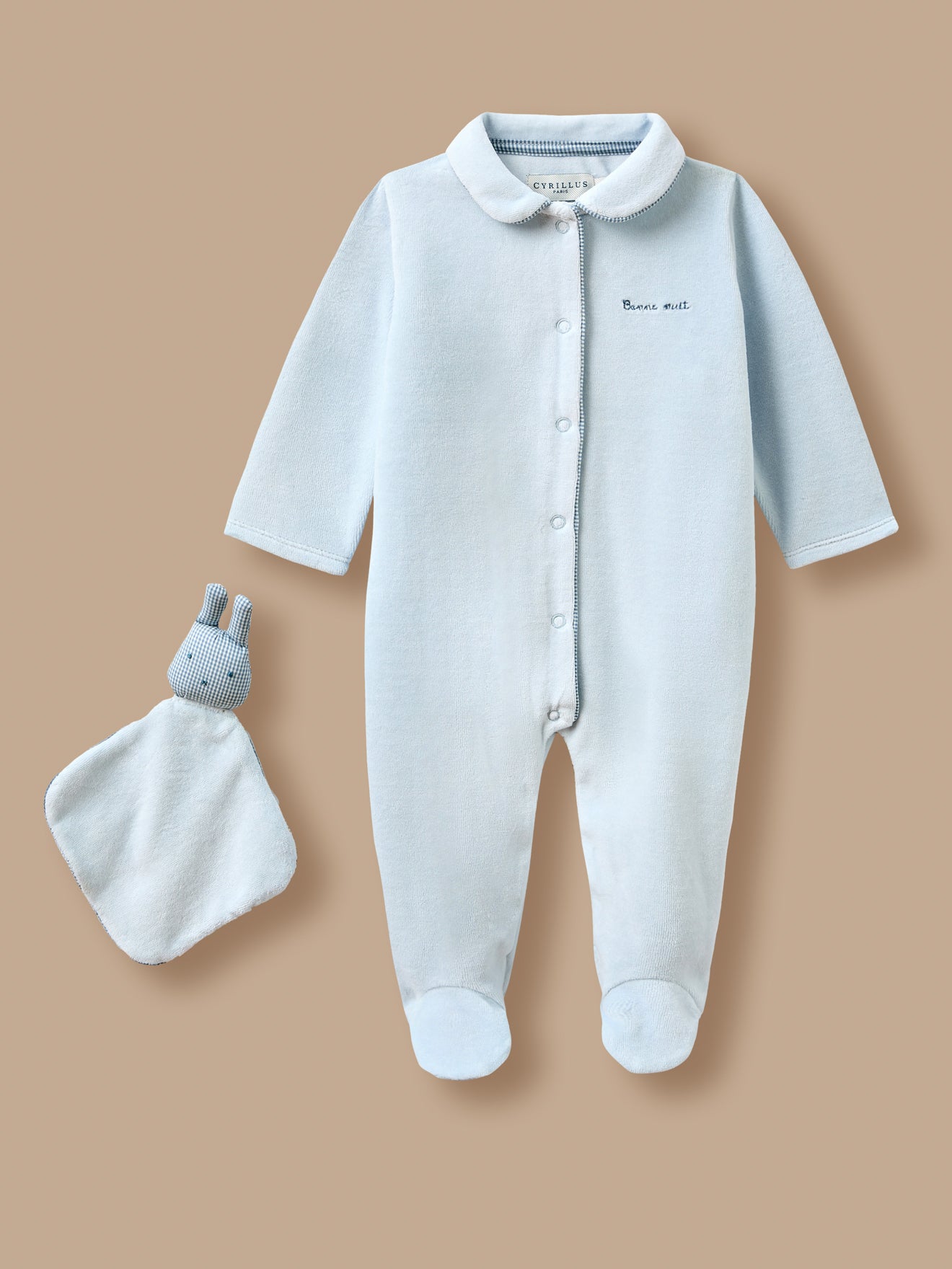 Baby Sleep Suit in Velvet