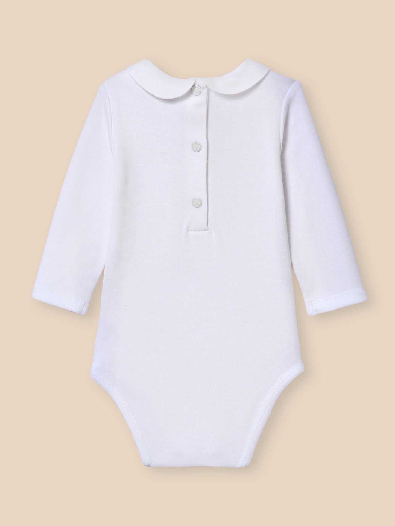Body col brodé Bébé - Coton biologique