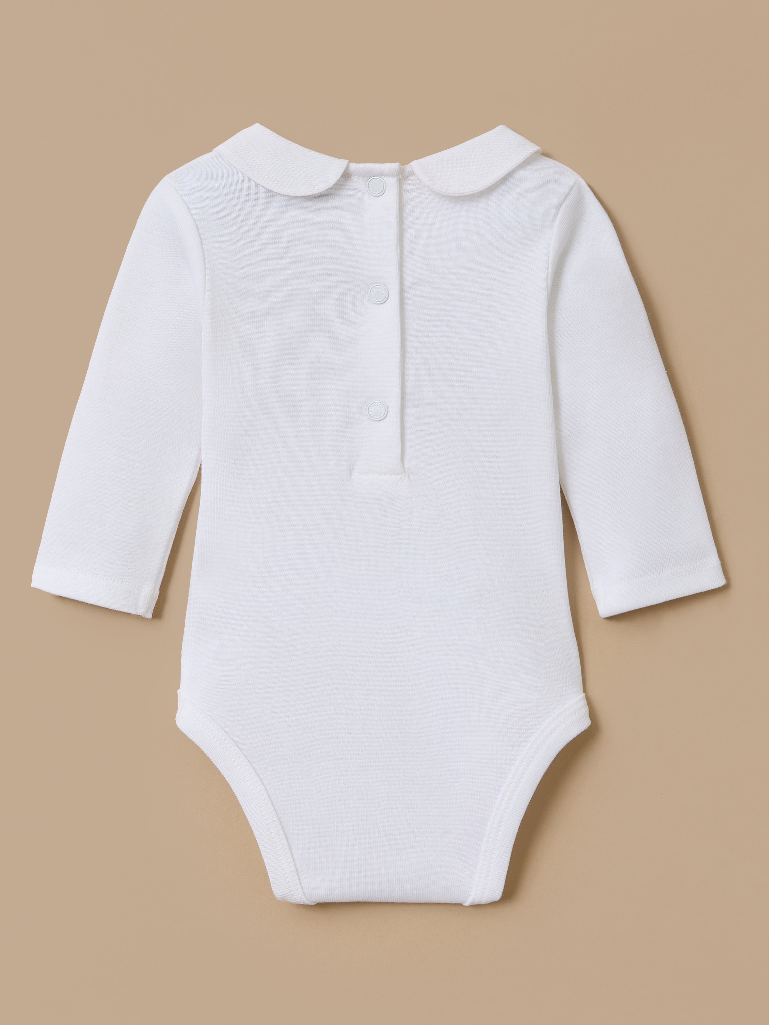 Baby Delicate Collar Embroidered Bodysuit