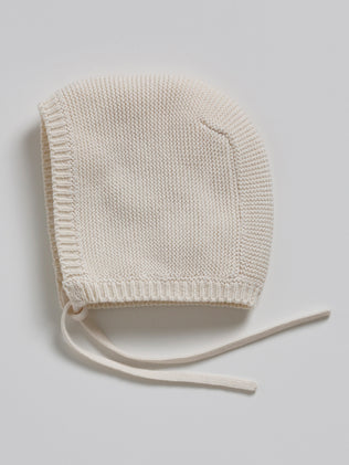 Baby's organic cotton and wool hat