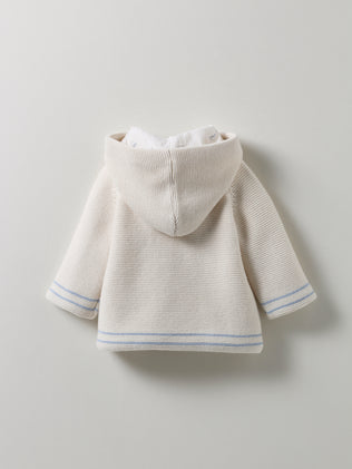 Baby's knit burnoose jacket