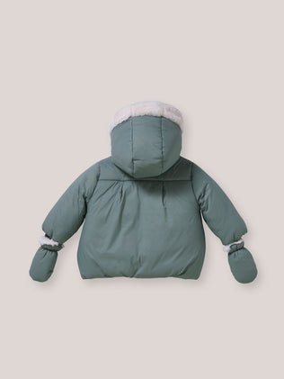 Baby's sherpa-lined puffer jacket