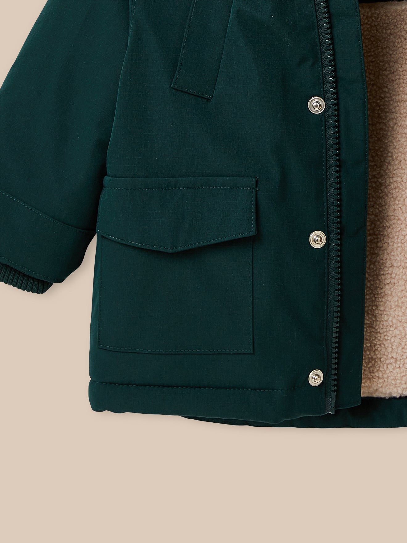 Baby's sherpa-lined parka