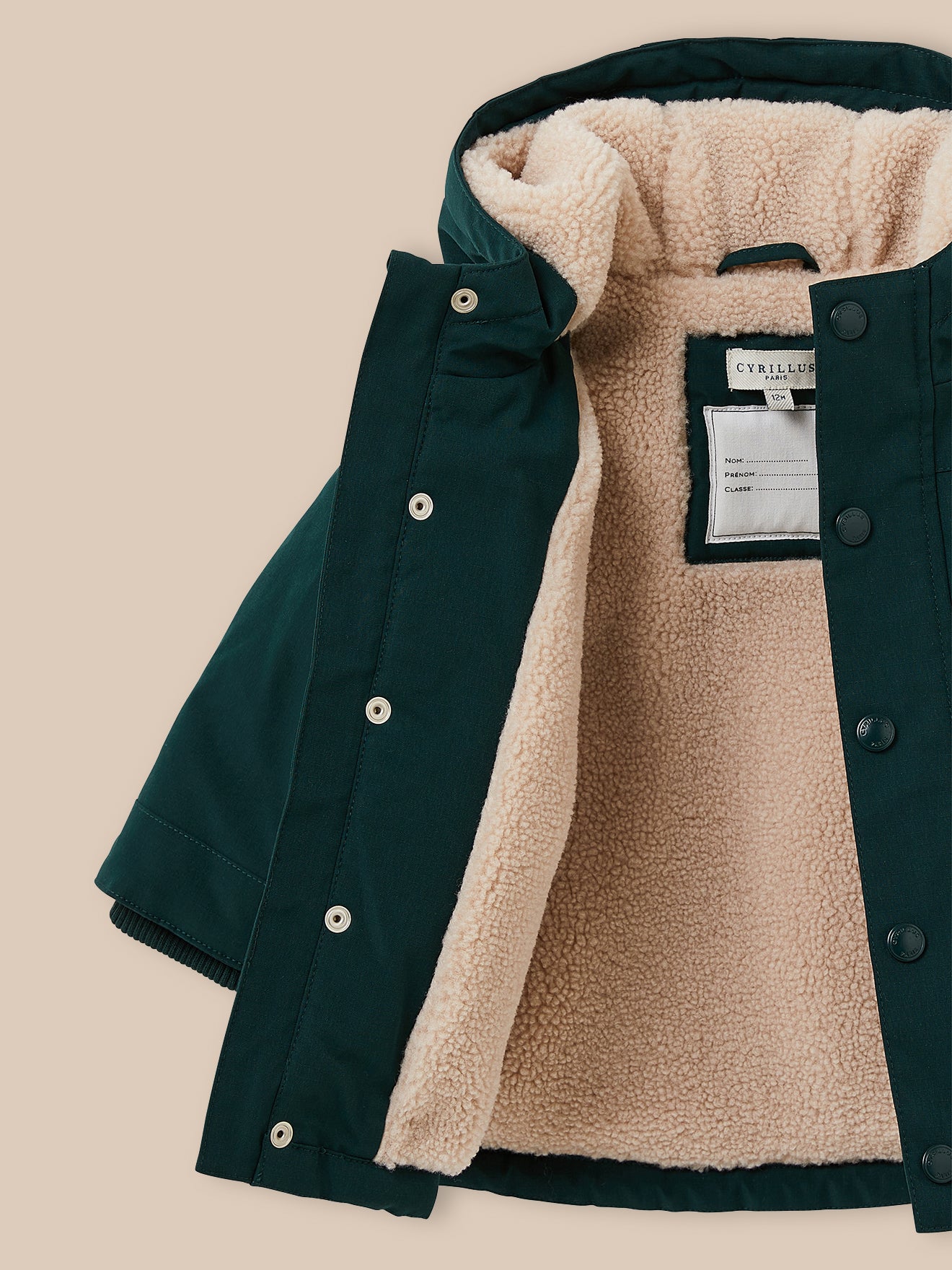 Baby's sherpa-lined parka