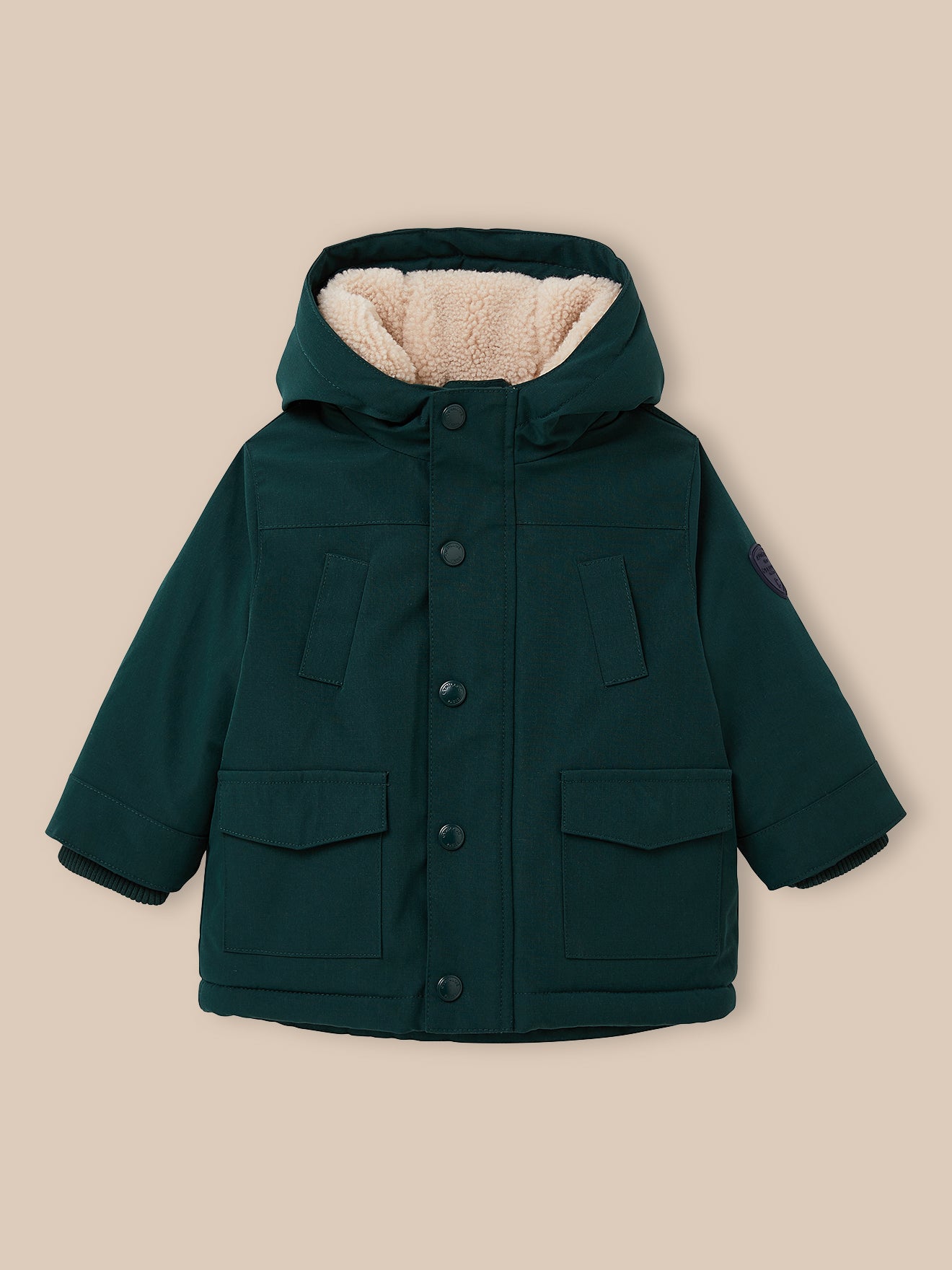 Baby's sherpa-lined parka