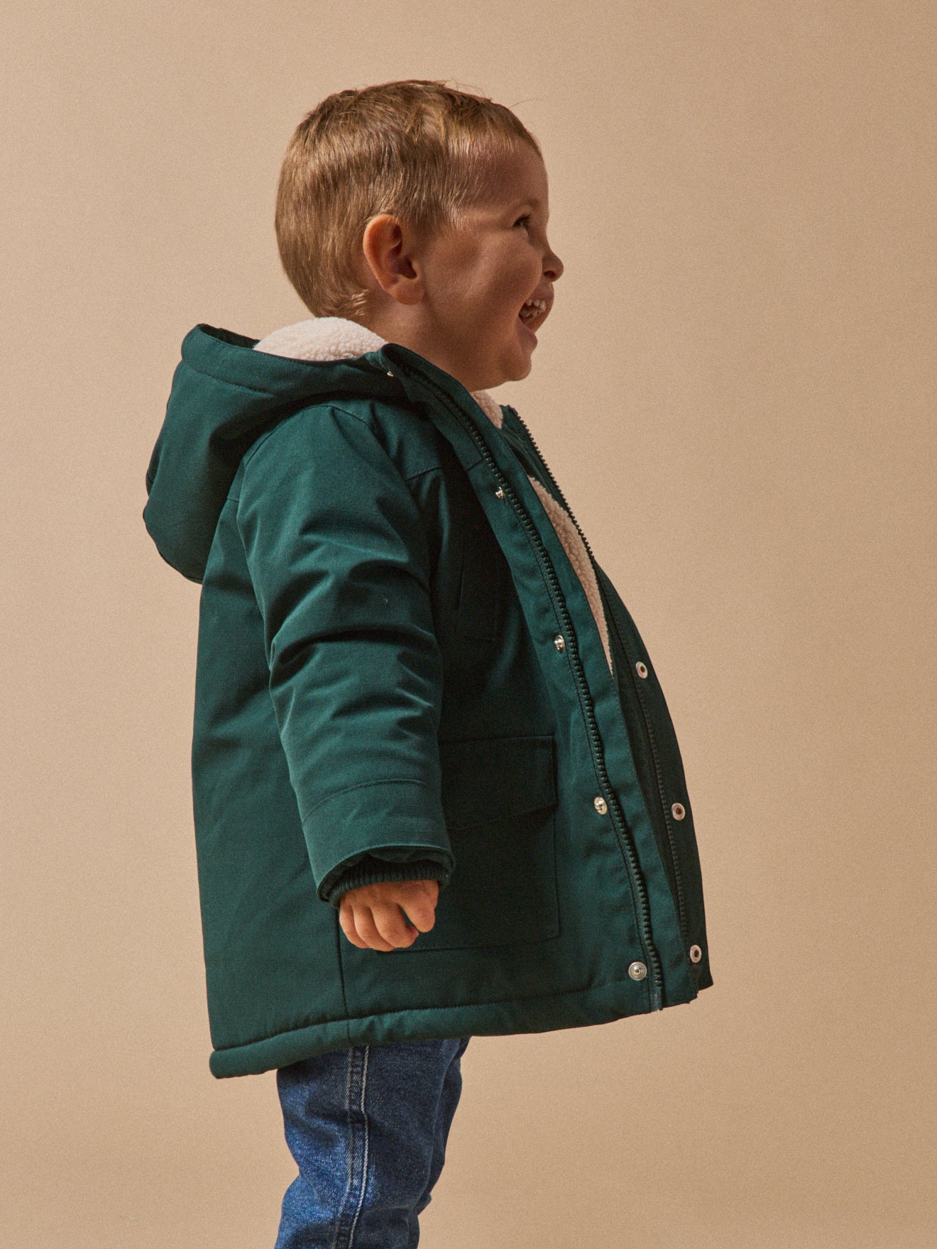 Baby's sherpa-lined parka