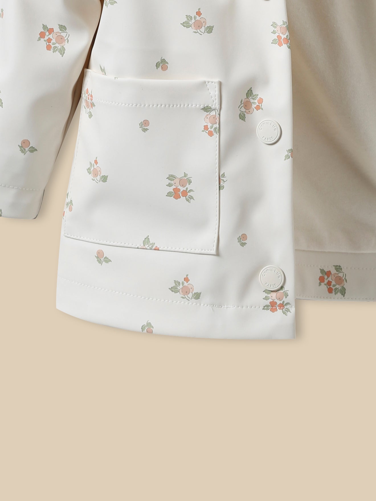 Baby's raincoat with hood